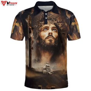 Jesus God Is My Savior My Everything Christian Polo Shirt Shorts 1