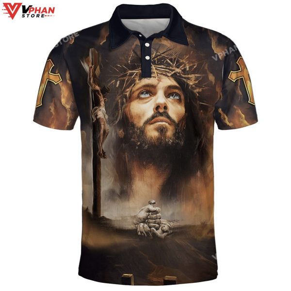 Jesus God Is My Savior My Everything Christian Polo Shirt & Shorts