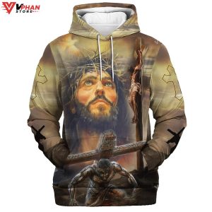 Jesus God Is My Savior Religious Easter Gifts Christian Hoodie 1