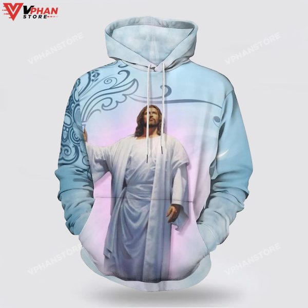 Jesus He Lives Christian Apparel Religious Easter Hoodie