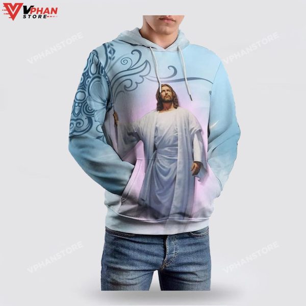 Jesus He Lives Christian Apparel Religious Easter Hoodie