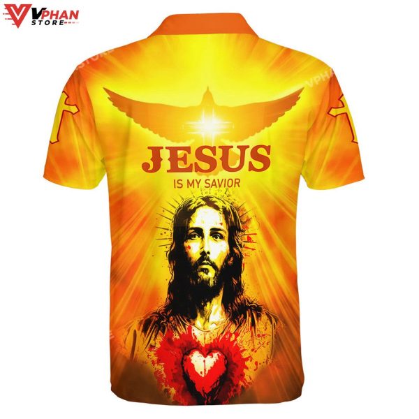 Jesus Heart Religious Easter Gifts Christian Polo Shirt & Shorts