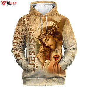 Jesus Hope Faith Love Religious Easter Gifts Christian Hoodie 1