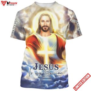 Jesus In Heaven Jesus Is My Savior 3D All Over Printed Shirt 1