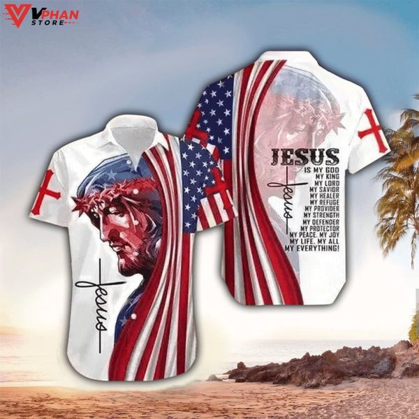 Jesus Is My All My Life My Everything Christian Hawaiian Shirt