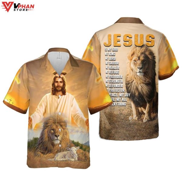 Jesus Is My God Gifts For Christian Hawaiian Summer Shirt