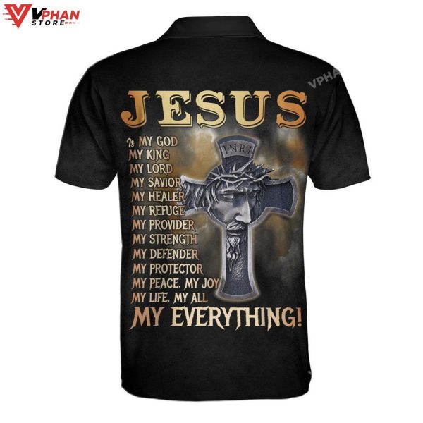 Jesus My God My King My Lord Christian Polo Shirt & Shorts