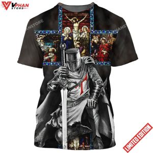 Jesus Is My God My King My Lord Christians Warrior All Over Printed Shirt 1