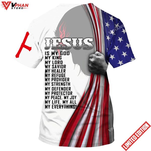 Jesus Is My King My God My Lord My Savior 3d Shirt