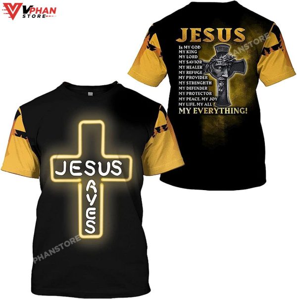 Jesus Is My God My King Religious Hoodie