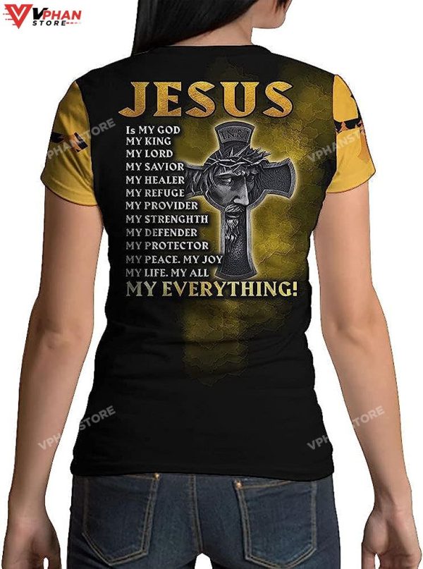 Jesus Is My God My King Religious Hoodie