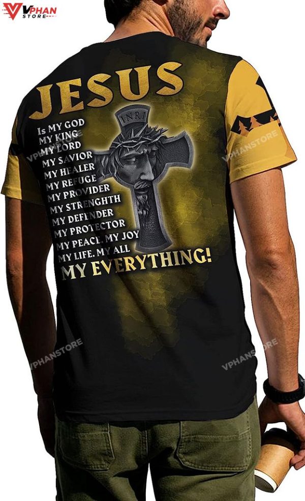 Jesus Is My God My King Religious Hoodie