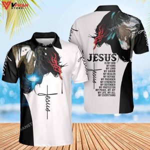 Jesus Is My Lord My Everything Christian Polo Shirt Shorts 1