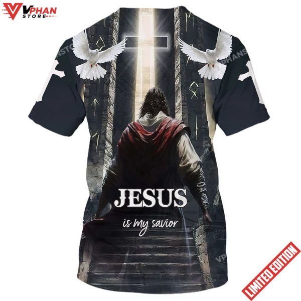 Jesus Is My Savior Christian Cross Dove 3d All Over Print Shirt