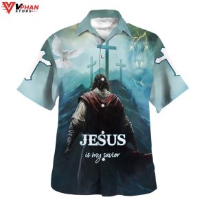 Jesus Is My Savior Christian Gifts Christian Gift Ideas Hawaiian Aloha Shirt 1