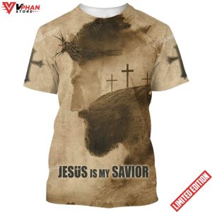 Jesus Is My Savior Cross Christian T Shirt For Men And Women 1