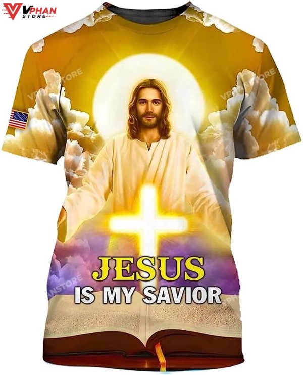 Jesus Is My Savior Cross Religious Easter Gifts Christian Hoodie