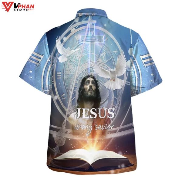 Jesus Is My Savior Dove Christian Tropical Outfit Christian Hawaiian Shirt