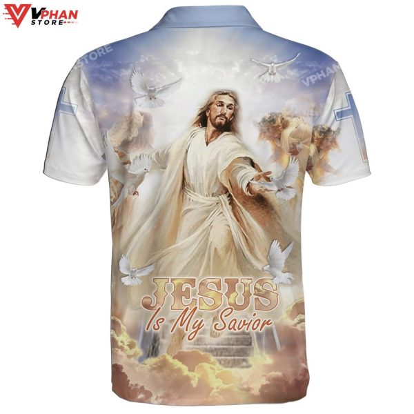 Jesus Is My Savior Dove Religious Gifts Christian Polo Shirt & Shorts