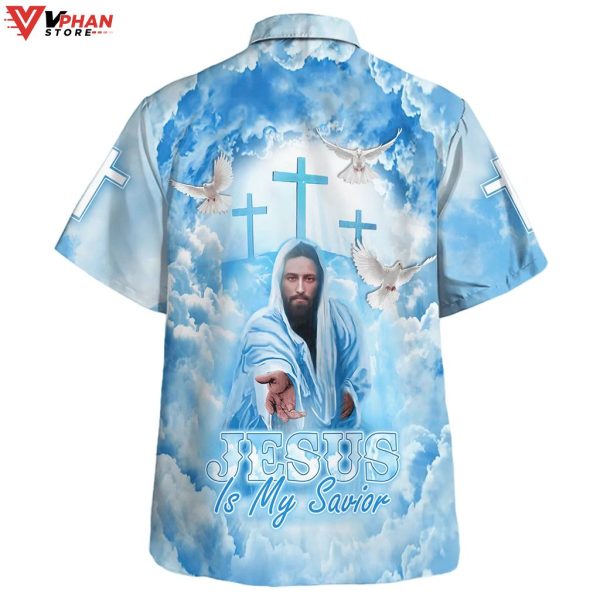 Jesus Is My Savior Hand Of God Christian Gifts Hawaiian Shirt