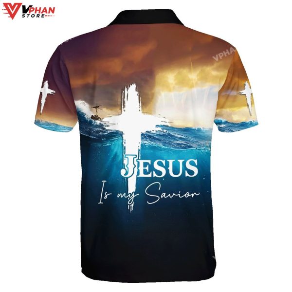 Jesus Is My Savior Hands Religious Gifts Christian Polo Shirt & Shorts