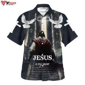 Jesus Is My Savior Jesus Go To Heaven Christian Gift Hawaiian Shirt 1