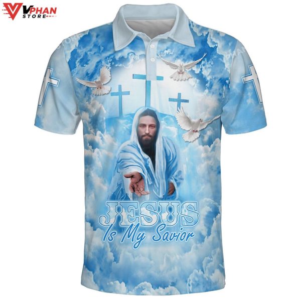Jesus Is My Savior Jesus Hands Religious Gifts Christian Polo Shirt & Shorts