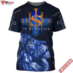 Jesus Is My Savior Lion Christian Shirt For Men Women 1