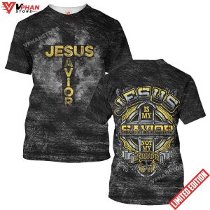 Jesus Is My Savior Not My Religion Cross Christian 3d Shirt 1