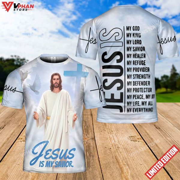 Jesus Is My Savior Peace Jesus 3d T Shirt