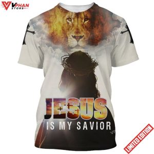 Jesus Is My Savior Potrait Christian 3d Shirts For Men Women 1