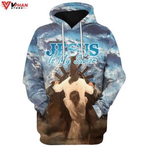 Jesus Is My Savior Religious Easter Gifts Christian Hoodie 1