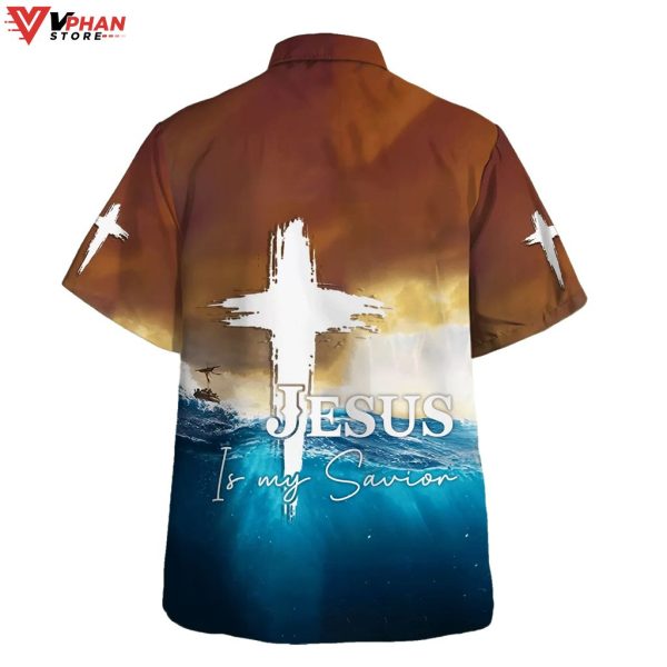 Jesus Is My Savior Take My Hand God Christian Hawaiian Summer Shirt