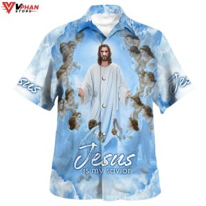 Jesus Is My Savior Tropical Outfit Christian Gift Ideas Hawaiian Shirt 1