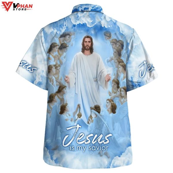 Jesus Is My Savior Christian Outfit Gift Ideas Hawaiian Shirt