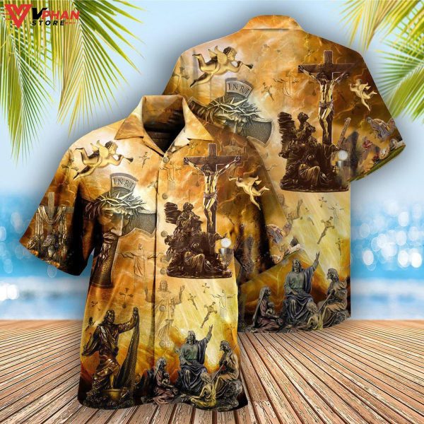 Jesus Is My Savior Tropical Outfit Christian Gift Ideas Hawaiian Shirt