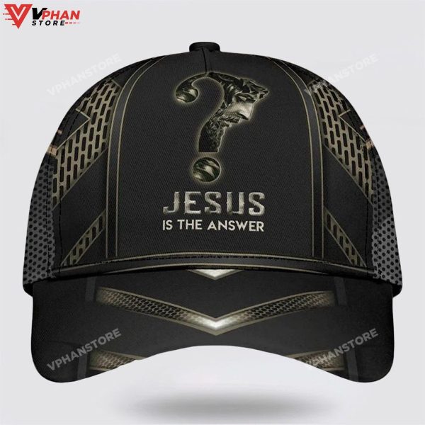 Jesus Is The Answer Christian Gift Ideas Baseball Classic Hat