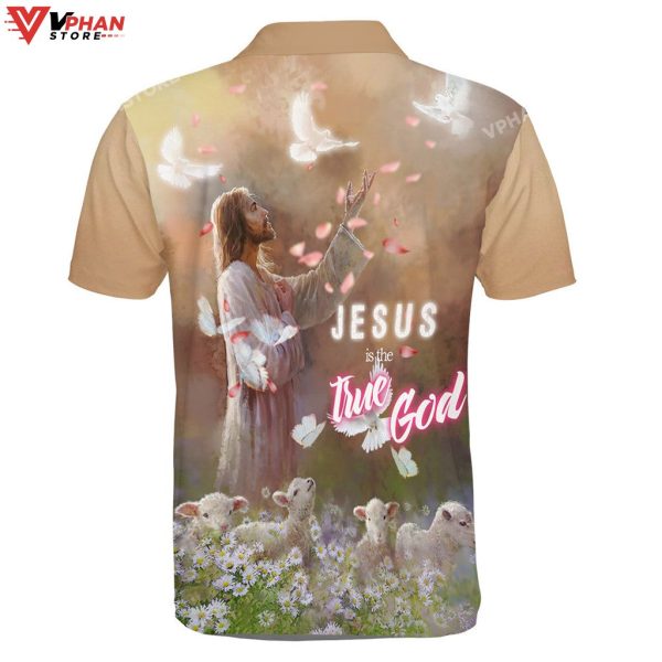 Jesus Is The True God Religious Easter Gift Christian Polo Shirt & Shorts