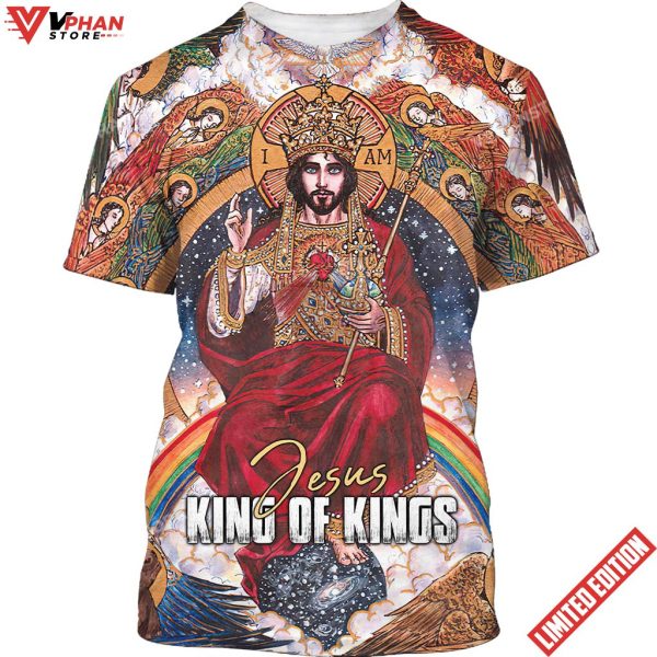 Jesus King Of Kings Christian T Shirt For Men And Women