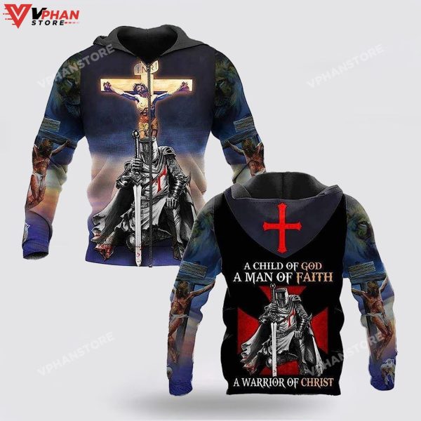 Jesus Knight Templar Child Of God 3d Hoodies For Women Men