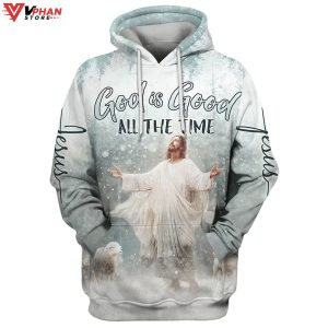 Jesus Lambs God Is Good Christian Gift Ideas Religious Hoodie 1