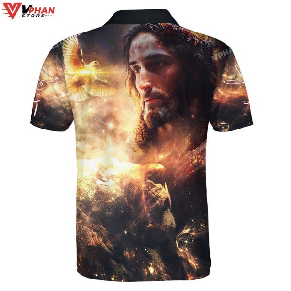 Jesus Lion And Dove Religious Easter Gifts Christian Polo Shirt & Shorts