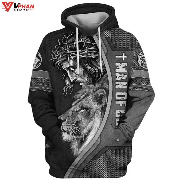 Jesus Lion Faith Over Fear Jesus Men & Women Christian Hoodie