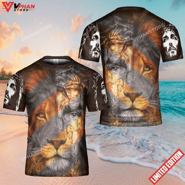 Jesus Lion Jesus Christian Shirt For Men Women