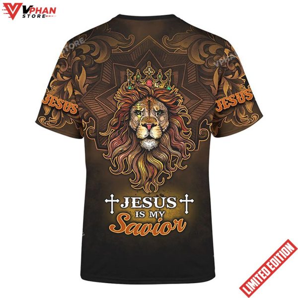 Jesus Lion Jesus Is My Savior Christian 3D Shirt