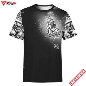 Jesus Lion Tattoo Faith Over Fear 3d Unisex Shirt 1