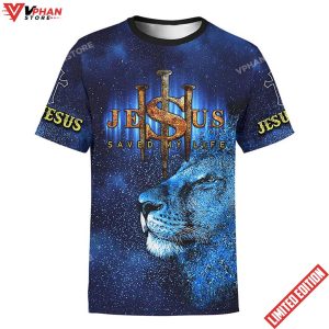 Jesus Lion Way Maker Miracle Worker 3d Shirt 1