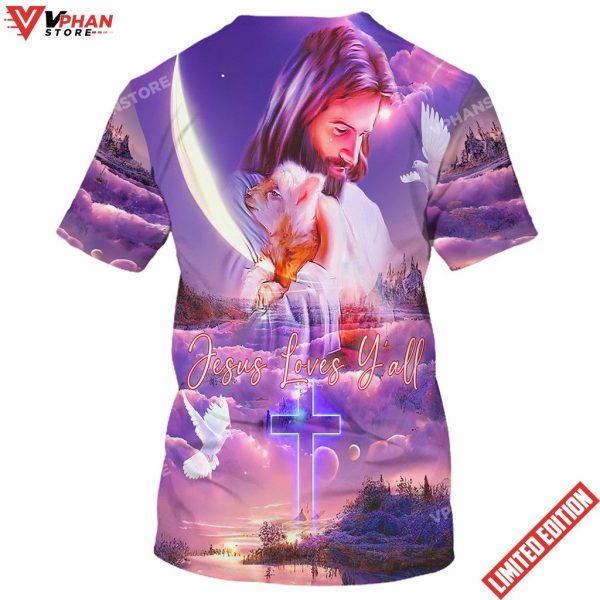 Jesus Loves Yall 3d All Over Print Shirt