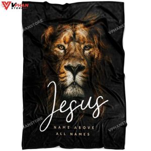 Jesus Name Above All Names Religious Christmas Gifts Jesus Blanket 1