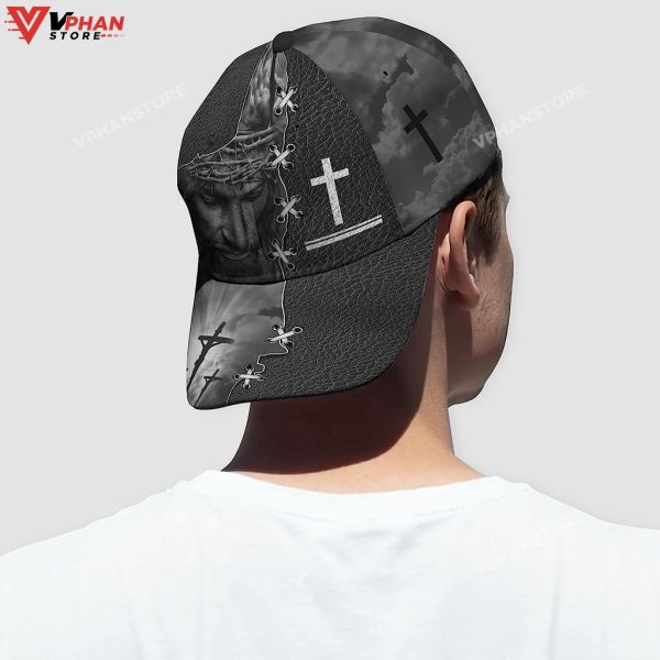 Jesus On The Cross Religion Crown Of Thorn All Over Print Baseball Cap